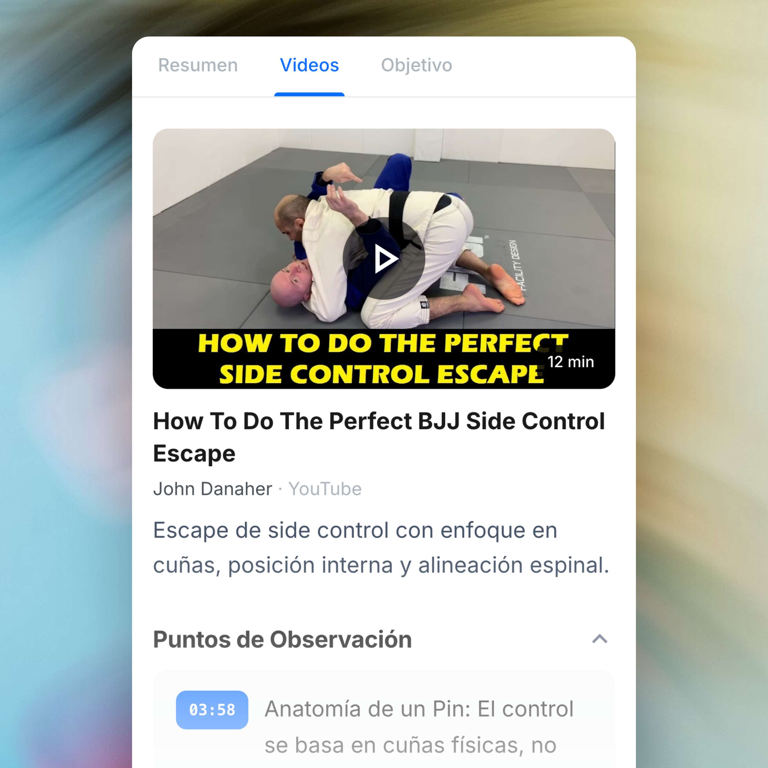 Installation feature 2